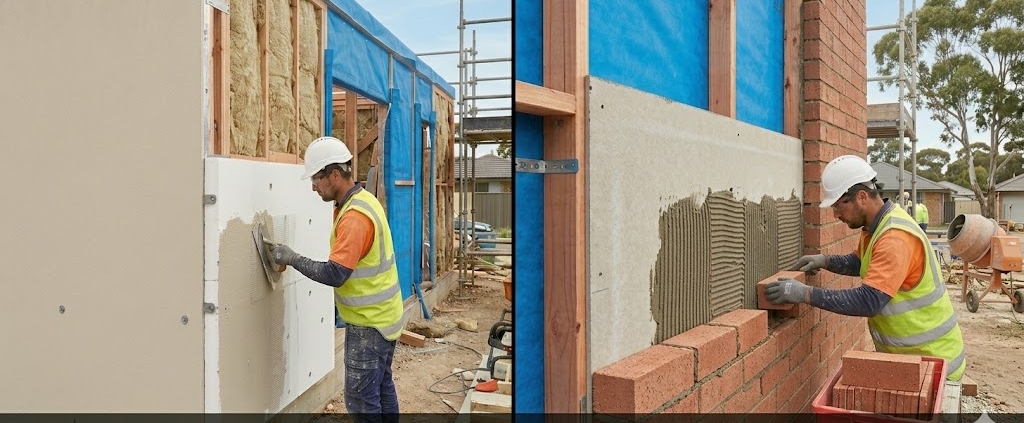 Lightweight Cladding vs Brick Veneer